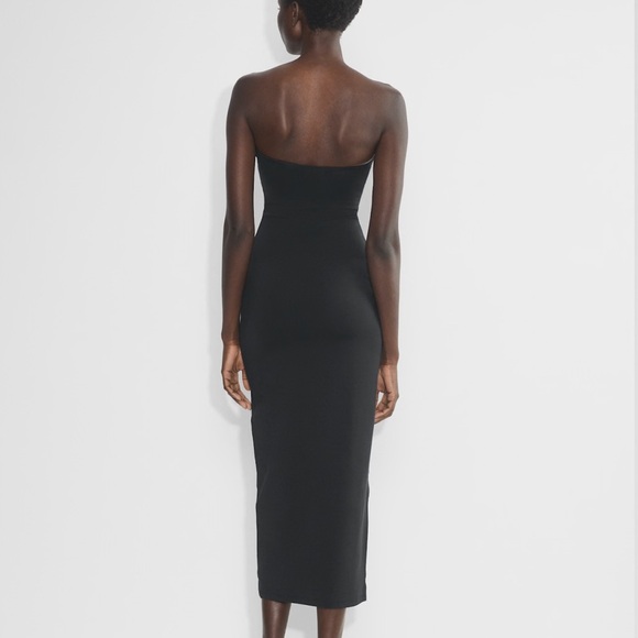Aritzia Black Contour Maxi Strapless Dress - Picture 2 of 6